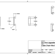 Cable_Chain_Wire_Bridge_Lock_MK2_Drawing_v3_-_Page_1.png Da Vinci Pro Carriage Hotend and Electronics Mounting Brackets