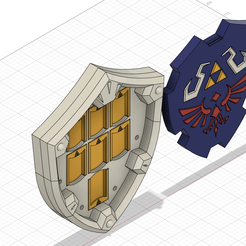 Perspectiva-3d.png Hylian Shield - Schaltkartuschenhalter