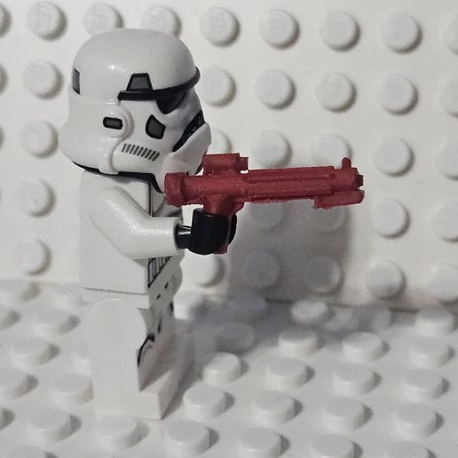 🧸 Lego Trooper Blaster Inspirado en E-11・Archivo STL para