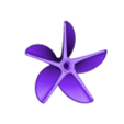 Propeller.STL 5 Blade Racing Toy Propeller