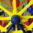 2019-03-06 18.10.20.jpg 3D file Large wheel on Playmobil scale・3D printable model to download