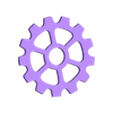 Cogs_10.stl Cogs, Gears and Sprockets Group 1 [21 different styles and sizes] for Crafting Steampunk ,Mechanical, War Game theme terrain