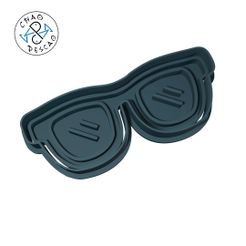 Summer04.jpg STL file Sunglasses - Summer (no 4) - Cookie Cutter - Fondant - Polymer Clay・3D printable design to download