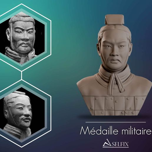 Sun Tzu Bust Sculpture