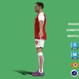 Trossard_7.jpg 3D Rigged Leandro Trossard Arsenal 2024