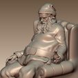 15.jpg Santa Claus Tired Drinking