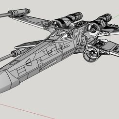Untitled.jpg X-Wing Fighter for Resin Printer