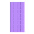 Grid.Connector.2x1.stl Hulk Gridfinity Connectors