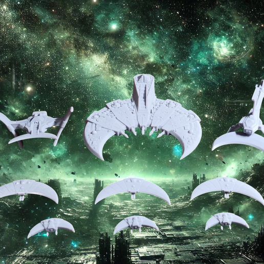 Photoroom-20250306_025503.png Flota antigua completa - Naves de guerra de ciencia ficción completas