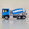 20200604_173453.jpg Cement Truck with motorized rotating tank 3D print model