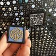 b0681021-4b5c-49d0-969b-40c5e423523b.jpeg Customised 3D printed magnet with logo and / or QR code