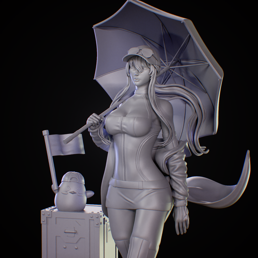 チ*チ様 AZUR LANE ENTERPRISE WIND CATCHER Azur Lane Enterprise Wind Catcher Ver. 1/7 Complete Figure