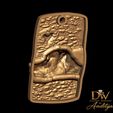5.jpg Labrador Dog Tag Pendant
