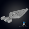 Clone-Wars-Arquitens-Stern-Perspective.png Clone Wars Arquitens Ship - 3D Print Files