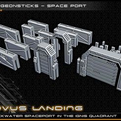 ds2_lowres.jpg Free STL file DungeonSticks: Space Port・3D print model to download, ec3d