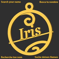 Iris.jpg STL file Iris・3D print object to download