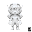 DVA-01.png Overwatch 2 D.va DVA- Chibi Cute toyart