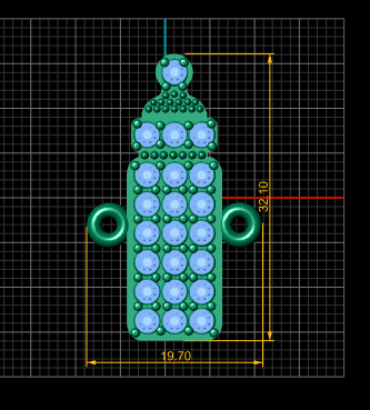 dimension.png Подвеска для детской бутылочки 3D печатная модель