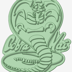 1_e.png Fichier STL Emporte-pièce Cobra Kai・Objet pour imprimante 3D à télécharger