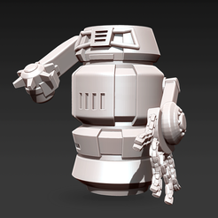 Power-Gonk-Droid-E-SequenceKillers-01.png Fighting Gonk Droid B - 3D Print STL - Star Wars Legion and 3.75 Action Figure Scales