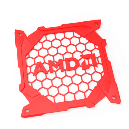 AMD fan grill 3D model