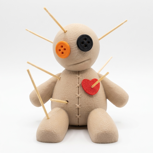 Voodoo Doll Toothpick Holder: Halloween Kitchen Decor