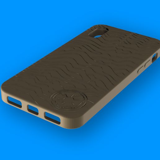 thingiverse-beskar-1.jpg Télécharger le fichier STL gratuit Le Mandalorien | Beskar Steel iPhone X Case pour iPhone • Objet à imprimer en 3D, baschz
