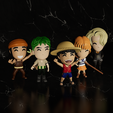 IMG_0689.png One piece toons Straw hat netflix cast based - luffy, nami, sanji, zoro and usop