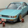 IMG_6938.jpg NISSAN S13 SILVIA. Cartoon MODEL KIT