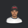 model.png Chance The Rapper-bust/head/face ready for 3d printing