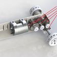 Motorgear Gear4+ spacer Gear3+ spacer Gear2+ spacer Gearl 3D Printed RC Truck / Half-track