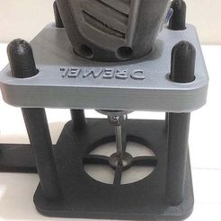 DGD1.jpg Fichier STL gratuit Guide de forage à Dremel・Modèle à télécharger et à imprimer en 3D