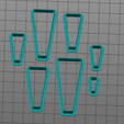 Screen Shot 2020-10-07 at 7.43.25 PM.png Archivo STL Juego de cortadores de triángulos en forma de gota・Idea de impresión 3D para descargar