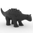 Ankylosaurus_.570.jpg Modular Ankylosaurus Dinosaur 3D Puzzle | Interchangeable Parts | 3D Printable STL Model