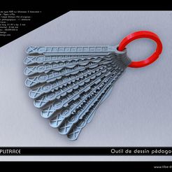 mutliplitrace05.jpg STL file Drawing and multiplication rule Multiplitrace・3D printing template to download