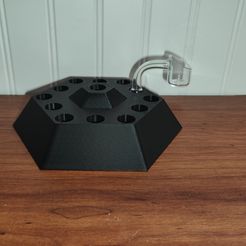 5.jpg Large Hexagon 2-Step Banger/Bowl Display 14mm