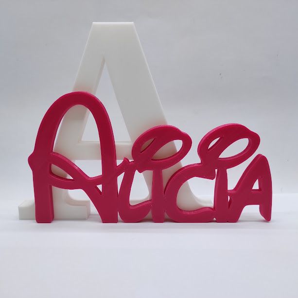 STL file Alicia name・3D printer design to download・Cults