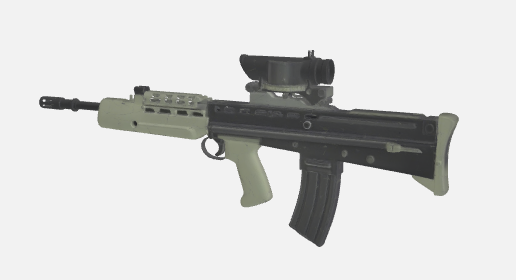 👽 SA80 A1 Rifle with SUSAT・ 3MF File for 3D printing・Cults