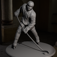 tbrender_001.png Hockey player figure STL, ready for 3D printing, Movie Characters , Games, Figures , Diorama 3D