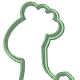 Contorno.png Whole baby giraffe cookie cutter