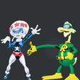 Untitled-design.png Rubberduck & Yankee Poodle - Zoo-Crew-Mitglieder - Kapitän Karotte Lustige Tiere DC Comics