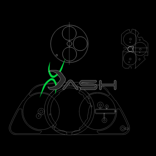 🚗 Cluster decals for Is200 / Is300 / Altezza / Toyota / Lexus・ DXF File ...