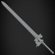 KiritoSwordFrontalBase.jpg Sword Art Online Kirito Elucidator Sword for Cosplay
