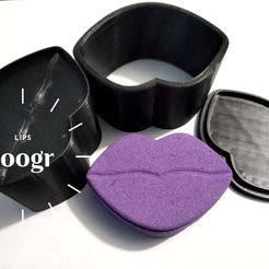 Sale-(1).jpg Fichier STL LÈVRES - MOULE BOMBE DE BAIN, SHAMPOOING SOLIDE - MOULE BOMBE DE BAIN, SHAMPOOING SOLIDE・Modèle à imprimer en 3D à télécharger
