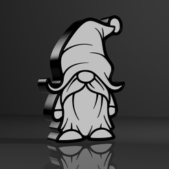 1.png 3D file Gnomes lamp・Model to download and 3D print