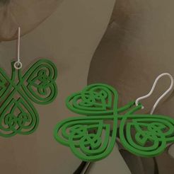 Celtic-Earring.jpg Celtic Clover Earrings.