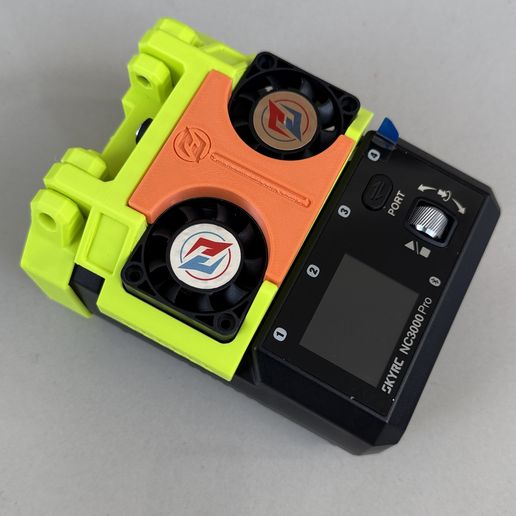 🔧 SKYRC NC 3000 PRO FAN COOLING・ STL File for 3D printing