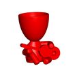 Vaso_107_Rojo_1.jpg Бесплатный STL файл JARRÓN MACETA ROBERT 107 Guitar - VASE FLOWERPOT ROBERT 107 Guitar・Объект для скачивания и 3D печати