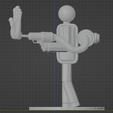 Wireframe2.png Poppy playtime Player with GrabPack fan made 3D PRINT MODEL
