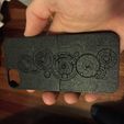 IMG_0403.JPG iPhone 5 Case in two parts - Doctor Who Gallifreyan pattern